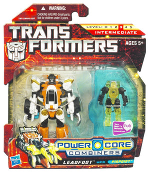 Transformers 6 Inch Action Figure Combiner 2-Pack Wave 2 - Leadfoot with Pinpoint (Street Racer)