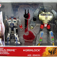 Transformers Age Of Extinction 7 Inch Action FIgure Exclusive Series - Silver Knight Optimus Prime & Grimlock