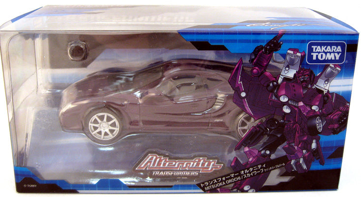 Transformers Alternity 6 Inch Action Figure - Skywarp Purple Mitsuoka Orochi