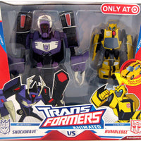 Transformers Animated Action Figure Deluxe Class 2-Pack: Exclusive Shockwave & Bumblebee