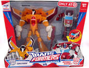 Transformers Animated Action Figure Deluxe Class 2-Pack: Exclusive Sunstorm & Ratchet