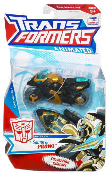 Transformers Animated Action Figure Deluxe Class (2009 Wave 2): Samurai Prowl Redeco