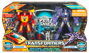 Transformers Battle in Space 6 Inch Action Figure Deluxe Class 2-Pack - Rodimus vs Cyclonus