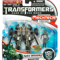 Transformers Dark of the Moon 5 Inch Action Figure Human Alliance Basic Wave 1 - Backfire with Spike Witwicky