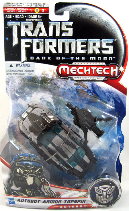 Transformers Dark of the Moon 6 Inch Action Figure Mechtech Deluxe Class (2011 Wave 5) - Autobot Armor Topspin