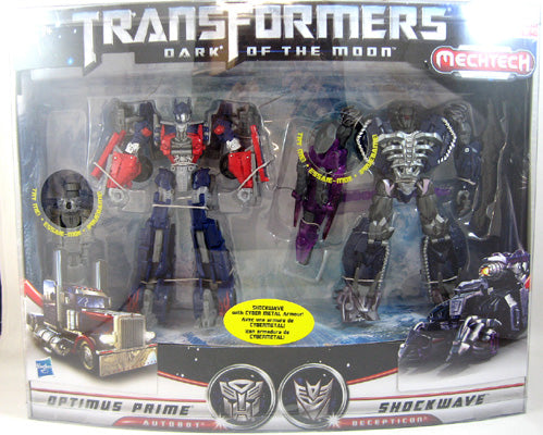 Transformers Dark of the Moon 7 Inch Action Figure Voyager Class 2-Pack - Optimus Prime vs Shockwave Exclusive