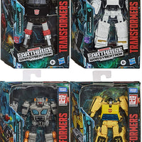 Transformers Earthrise War For Cybertron 6 Inch Action Figure Deluxe Class (2020 Wave 3) - Set of 4