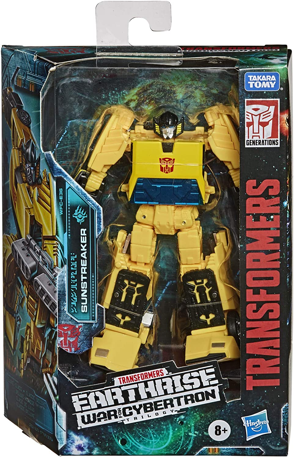 Transformers Earthrise War For Cybertron 6 Inch Action Figure Deluxe Class (2020 Wave 3) - Sunstreaker