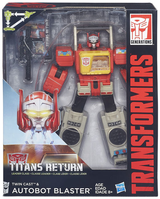 Transformers Generation Titans Return 12 Inch Action Figure Leader Class Wave 1 - Autobot Blaster
