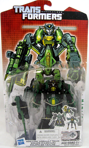 Transformers Generations 6 Inch Action Figure Deluxe Class - Windshear - Heavytread - Runway (Sub-Standard Packaging)
