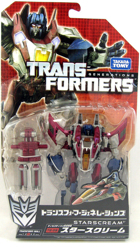 Transformers Generations 6 Inch Action Figure Japanese Series - Fall Of Cybertron Starscream TG09