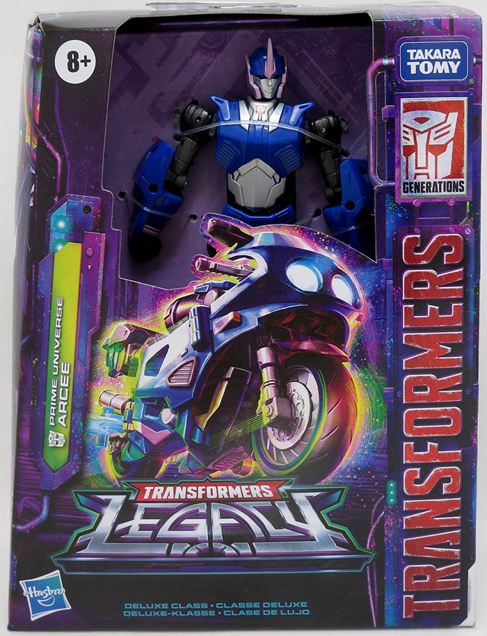 Transformers Generations Legacy Deluxe Prime Universe Arcee Action Figure 