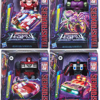 Transformers Generations Legacy 6 Inch Action Figure Deluxe Class Wave 2 - Set of (Rider- Knockout - Tarantulas -Elita)
