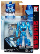 Transformers Generations Titans Return 6 Inch Figure Deluxe Class - Blurr with Hyperfire (Sub-Standard Packaging)