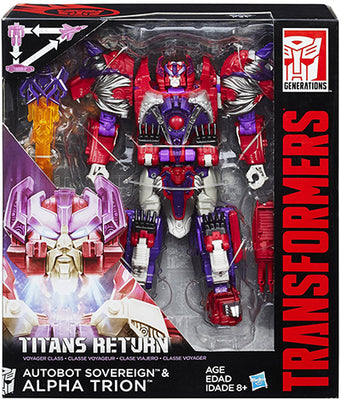 Transformers Generations Titans Return 8 Inch Action Figure Voyager Class - Alpha Trion