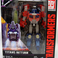Transformers Generations Titans Return 8 Inch Action Figure Voyager Class - G2 Optimus Prime