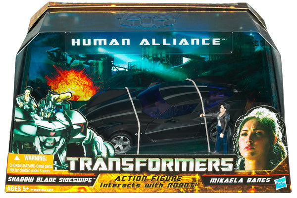 Transformers 6 Inch Action Figure Human Alliance (2010 Wave 2) - Sideswipe w/ Mikaela