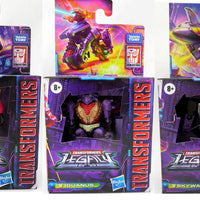 Transformers Generations Legacy 3.5 Inch Action Figure Core Class Wave 1 - Set of 3 (Hot Rod - Skywarp - Iguanus)