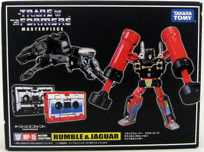 Transformers 4 Inch Action Figure Masterpiece Series - Rumble & Jaguar (Ravage) Set MP-15 (Reissue)