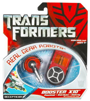 Transformers Movie Action Figures Real Gears Robots Series: Booster X10 MP3 Player