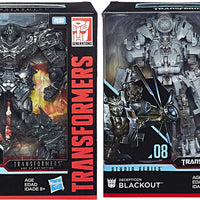 Transformers Movie Studio Series 10 Inch Action Figure Leader Class - Set of 2 (#07 to #08)