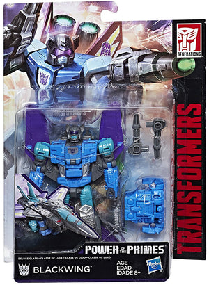 Transformers Power Of The Prime 6 Inch Action Figure Deluxe Class - Blackwing (Sub-Standard Packaging)