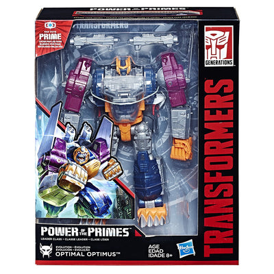 Transformers Power Of The Primes 10 Inch Action Figure Leader Class - Optimal Optimus (Sub-Standard Packaging)