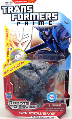 Transformers Prime 6 Inch Action Figure (2012 Wave 6) - Soundwave (DVD Included)