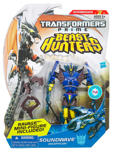 Transformers Prime Beast Hunters Deluxe Soundwave incomplete figure