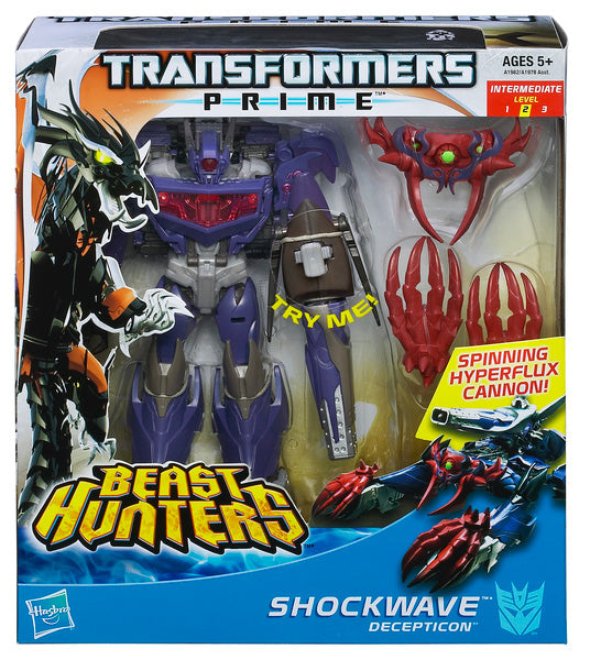 Transformers Prime Beast Hunters 8 Inch Action Figure Voyager Class Wave 2 - Shockwave