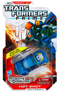 Transformers Prime Robots in Disguise 6 Inch Action Figure Deluxe Class (2012 Wave 3) - Hotshot (Sub-Standard Packaging)
