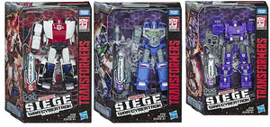 Transformers Siege War For Cybertron 6 Inch Action Figure Deluxe Class - Set of 3 (Red Alert - Refraktor - Brunt)