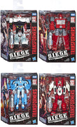 Transformers Siege War For Cybertron 6 Inch Action Figure Deluxe Class - Set of 4 (Ironhide - Chromia - Prowl - Six Gun)
