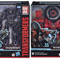 Transformers Studio Dark Of The Moon 8 Inch Action Figure Leader Class - Set of 2 (Scavenger - Shockwave)