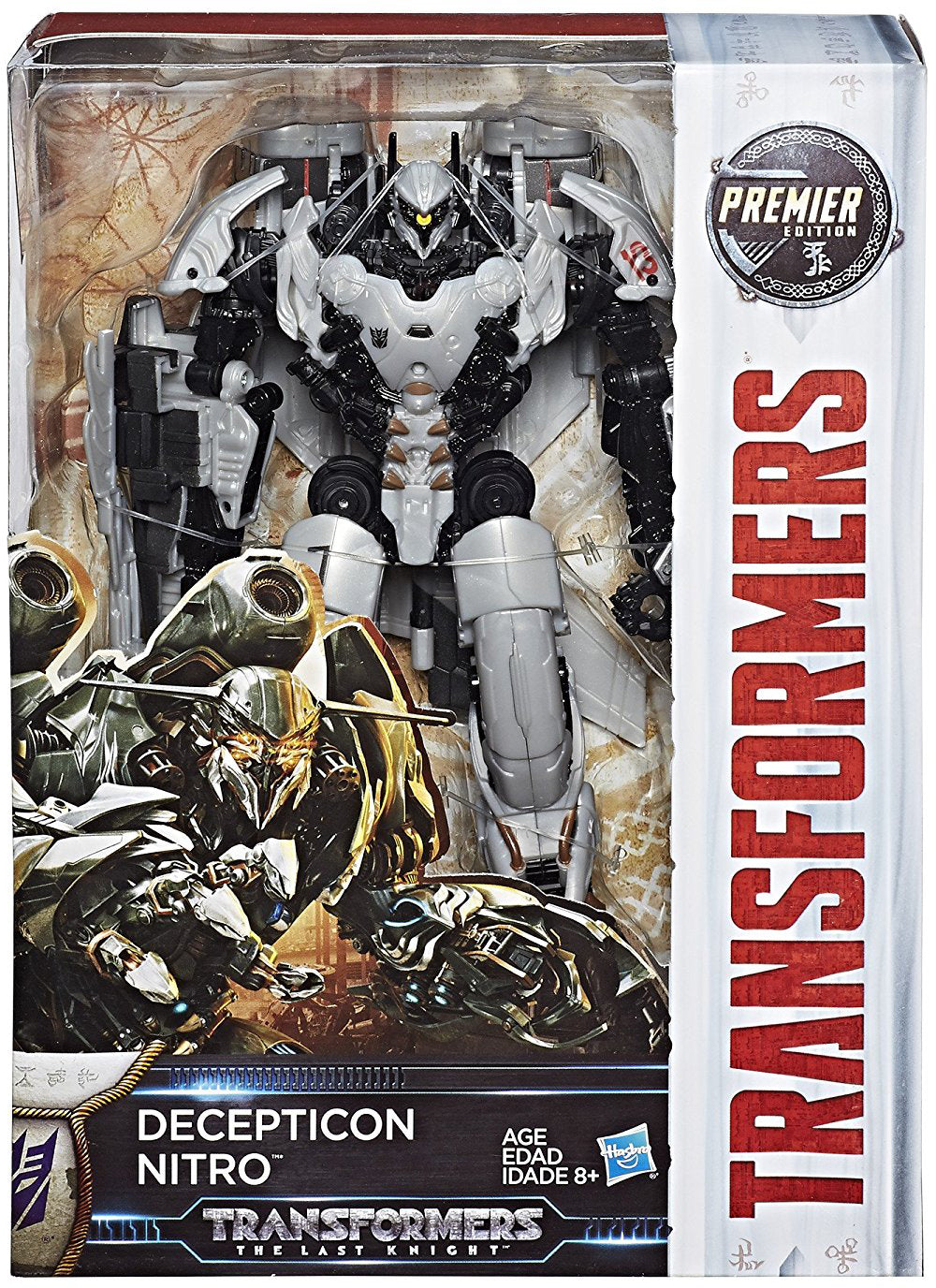 Transformers The Last Knight 8 Inch Action Figure Voyager Class (2017 Wave 3) - Nitro