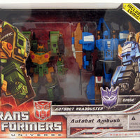 Transformers Universe Action Figure Voyager Class Exclusive 2 Pack: Roadbuster and Dirge