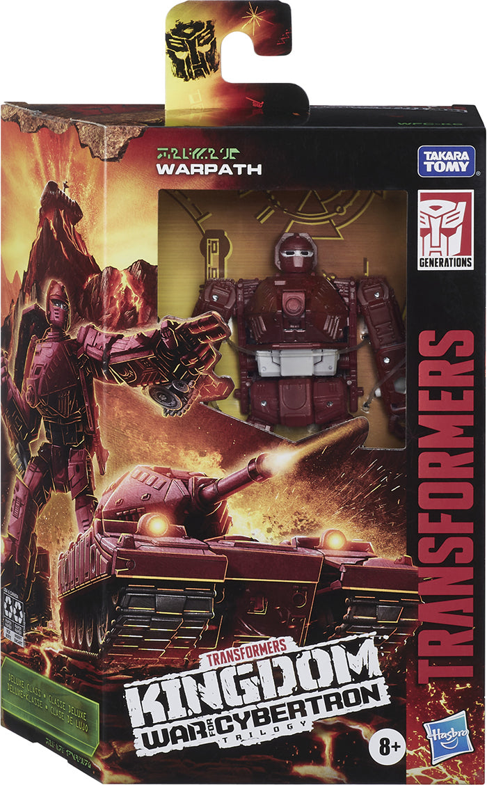 Transformers War For Cybertron Kingdom 6 Inch Action Figure Deluxe Class Wave 1 - Warpath WFC-K6