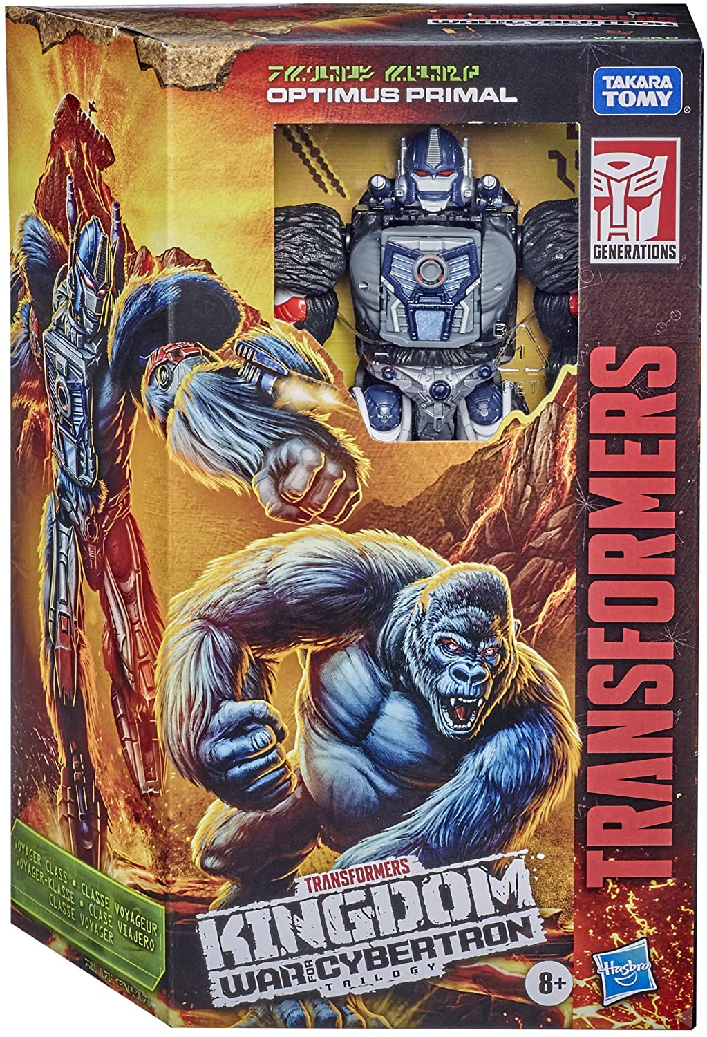 Transformers War for Cybertron Kingdom WFC-K8 Optimus Primal - Voyager Transformers War for Cybertron Kingdom WFC-K8 Optimus Primal - Voyager