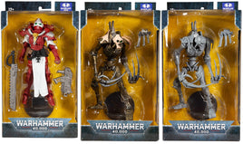 Warhammer 40000 7 Inch Action Figure Wave 3 - Set of 3 (Necron - Necron AF - Battle Sister)