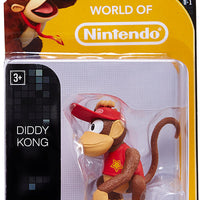 World Of Nintendo Donkey Kong Country 2.5 Inch Action Figure Limited Articulation Wave 1 - Diddy Kong