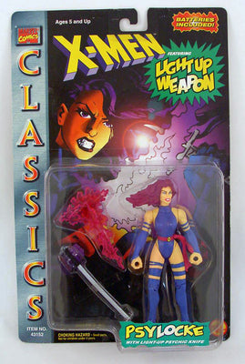 X-Men Classics Action Figures: Psylocke (Sub-Standard Packaging)